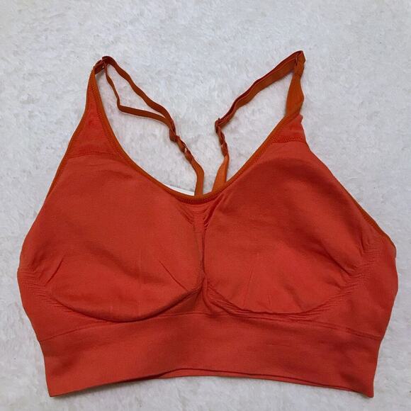 ASICS NWT Orange Sports Bra Women XS/S (32B/C) - Picture 7 of 12